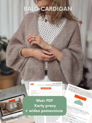 BALO CARDIGAN - Wzór PDF [PL]